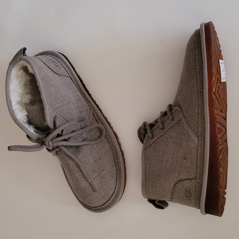 UGG NEUMEL Tencel Gray Ankle Booties